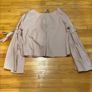 Free people light pink ballerina top